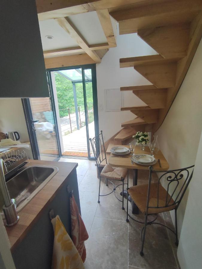 Le Secret Du Moulin, Agreable Tiny House Villefort Villefort  Exteriör bild